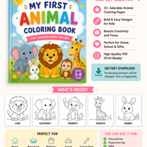Kids Animal Coloring Book